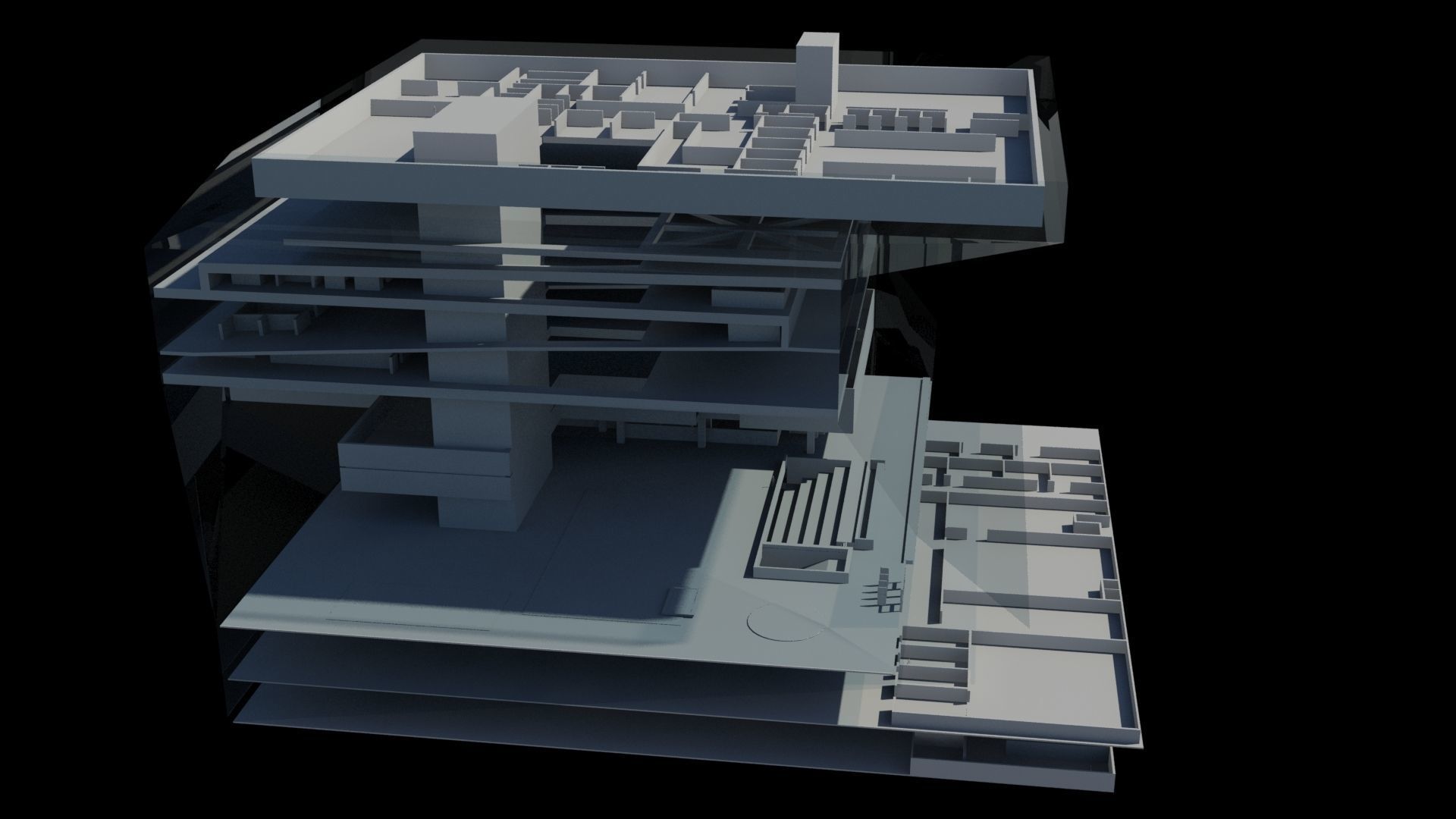 Seattle Public Library  3D model_3