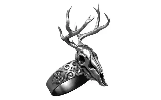 Deer Skull Jewelry 3D print model