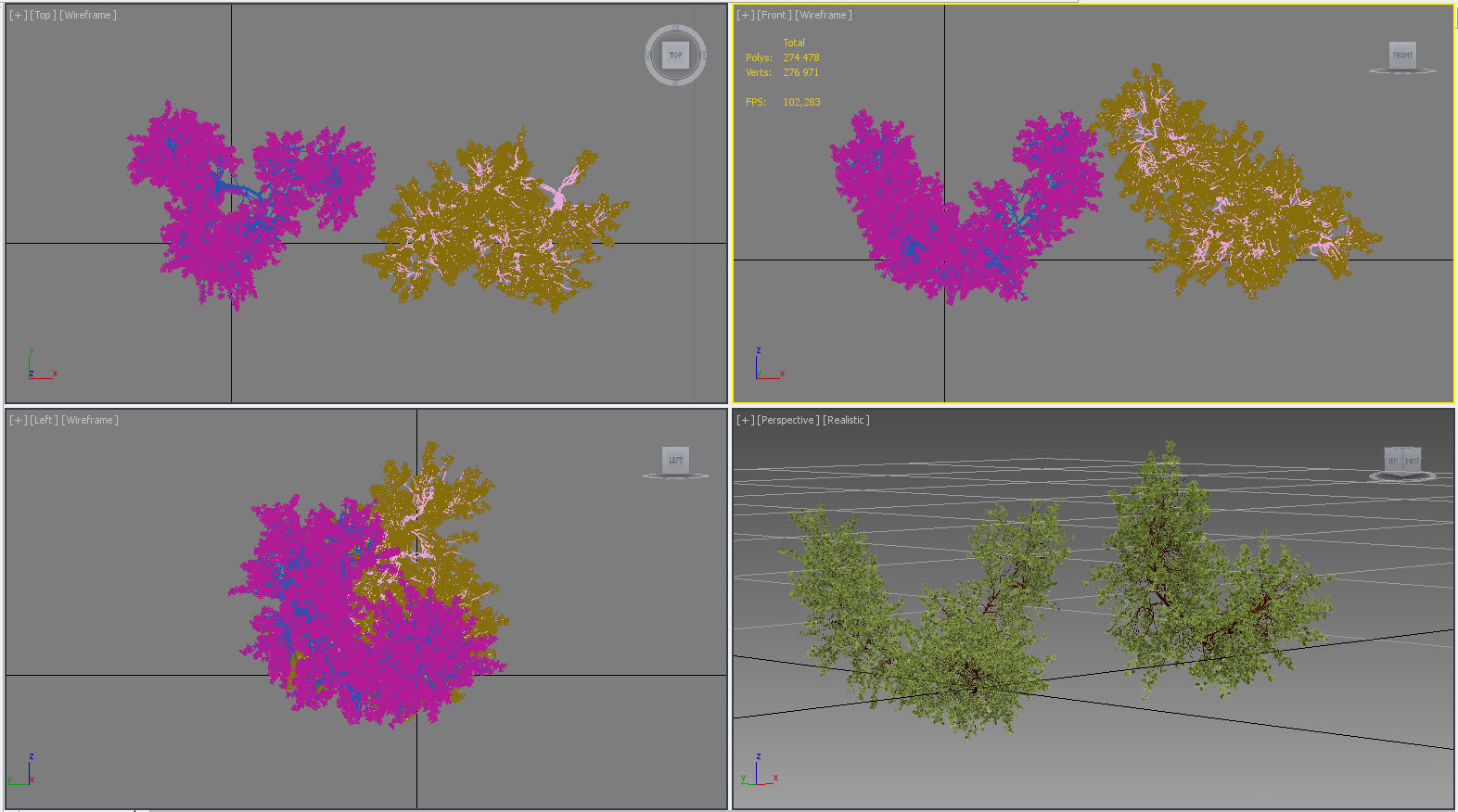 Bush over water 3D model_16