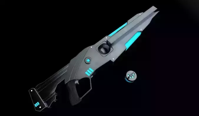 SciFi Laser Rifle