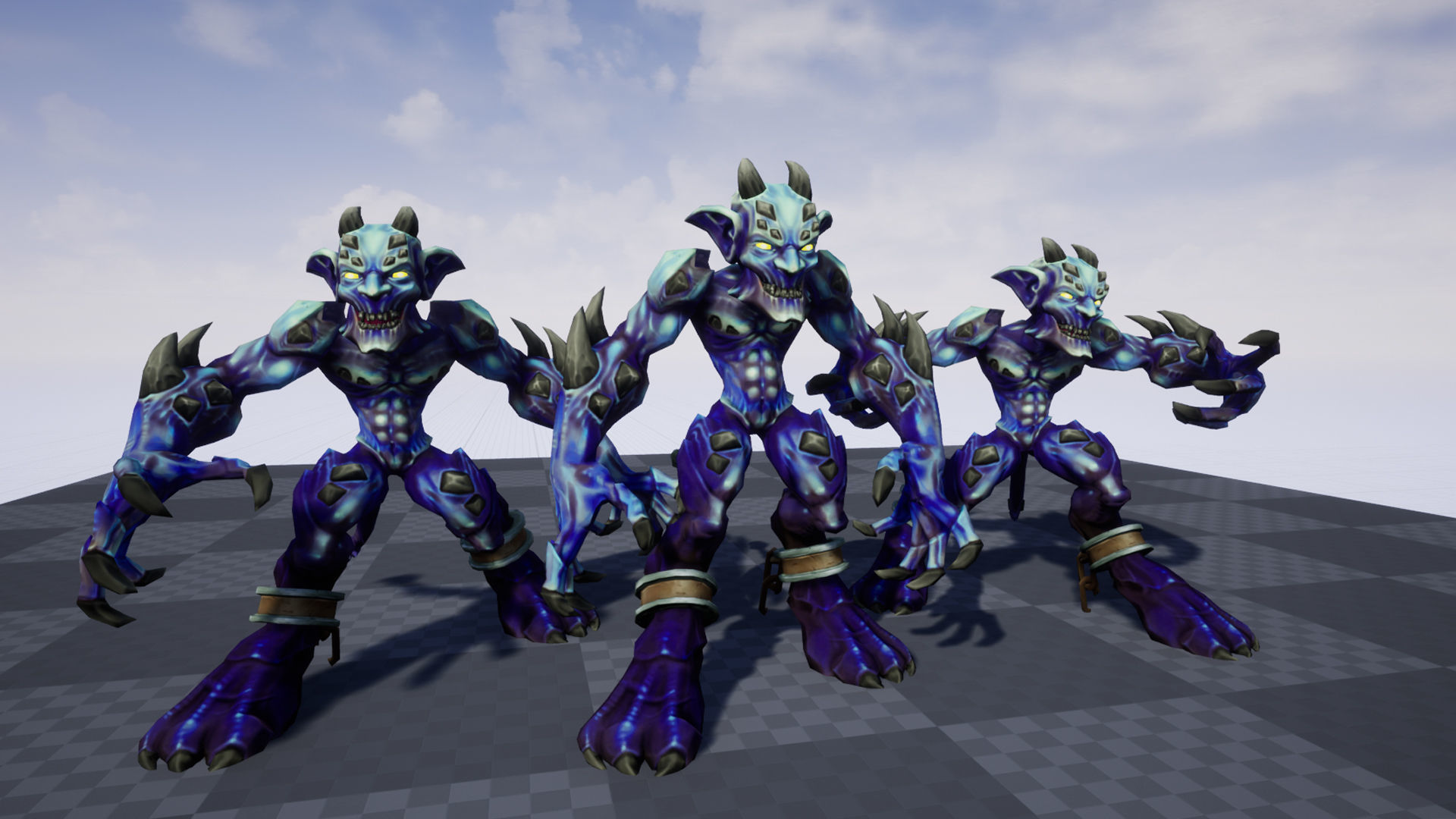 Stylized Fantasy Imp Low-poly 3D model_8