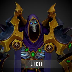 Stylized Fantasy Lich Low-poly 3D model_4