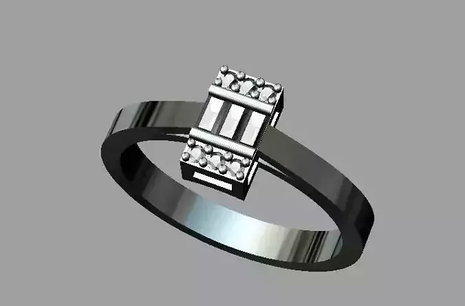 Baquette Diamond Ring