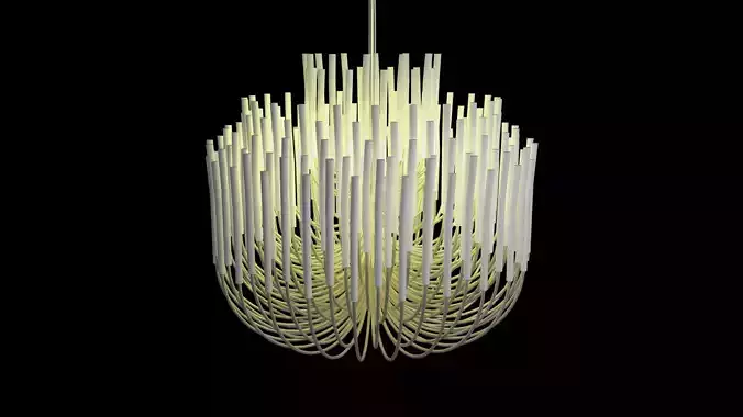 Tilda Large Chandelier - Studio Q 3D model