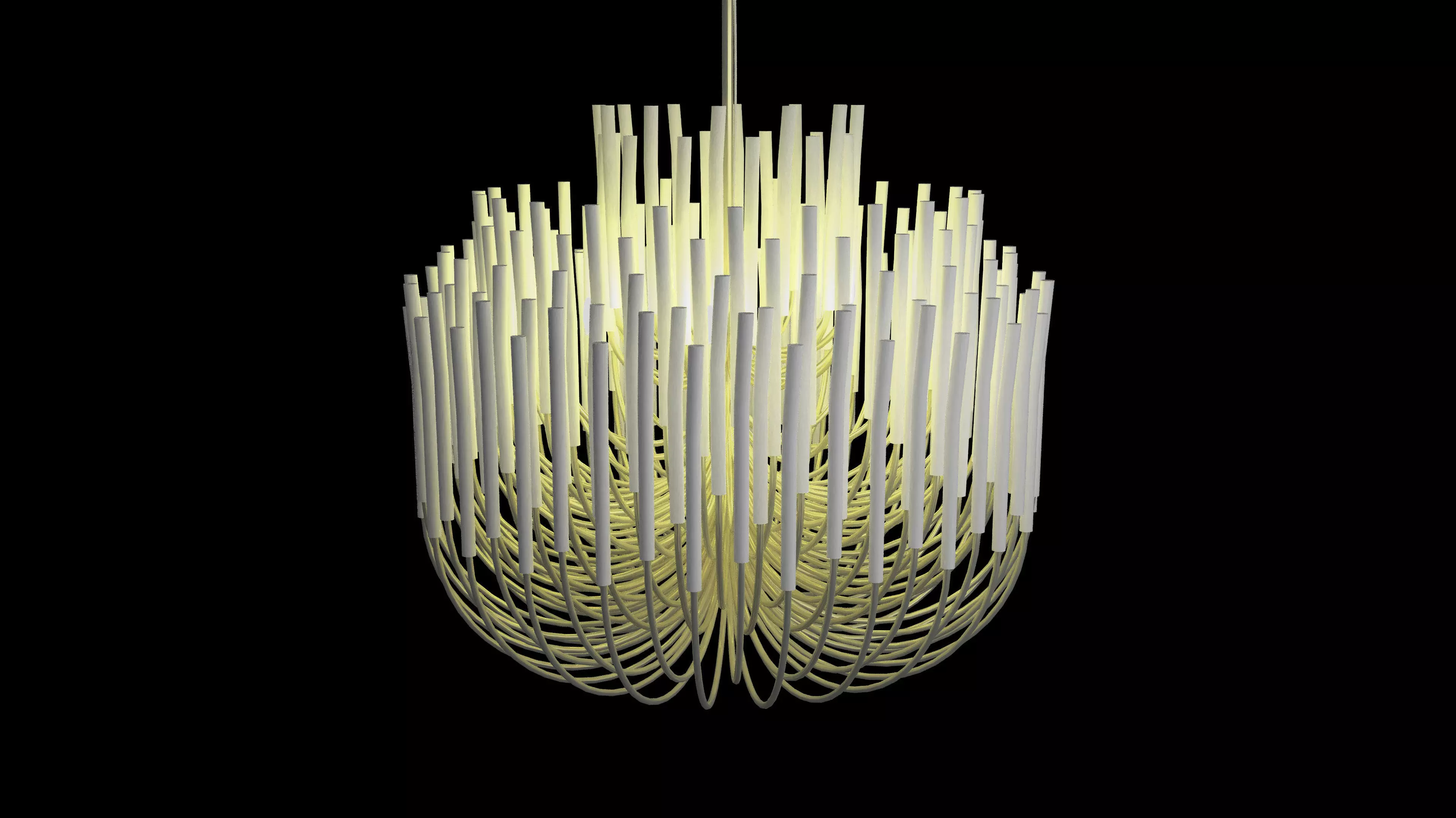 Tilda Large Chandelier - Studio Q 3D model