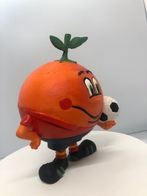 figura de naranjito del mundial  3D print model_1