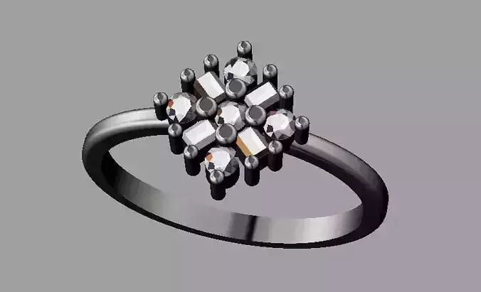 Baquette Diamond Ring