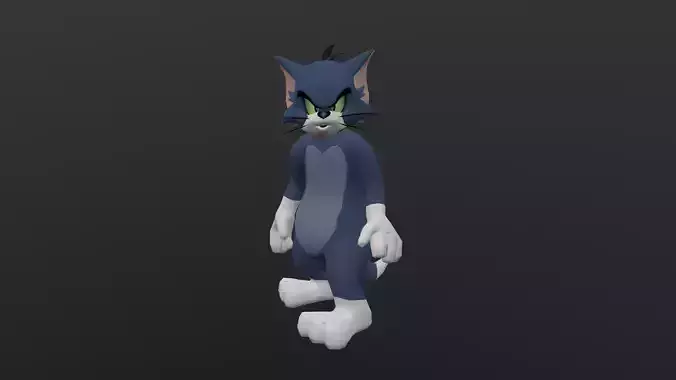 TOMC-008 Tom Cat Idle Low-poly 3D model
