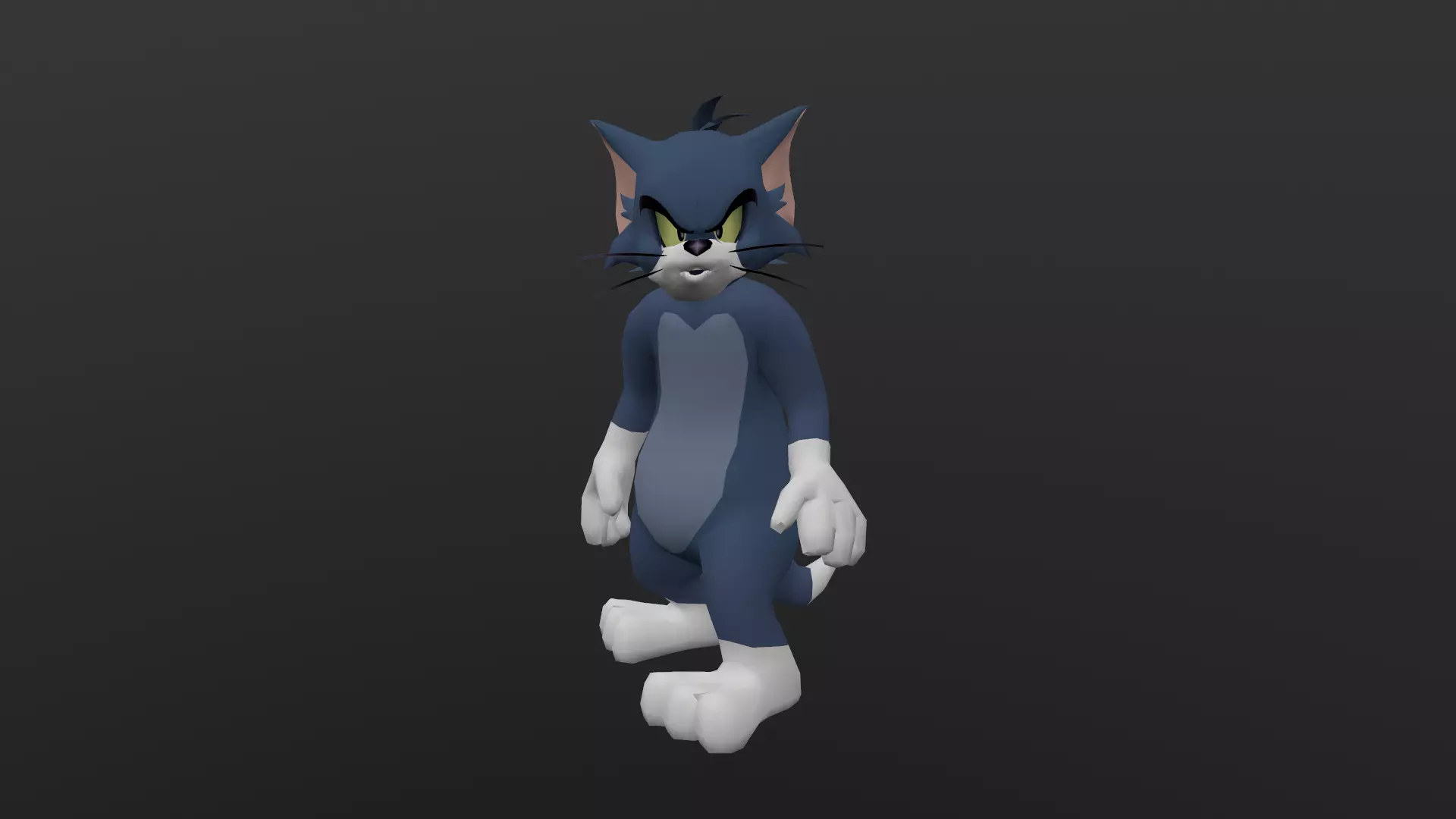 TOMC-008 Tom Cat Idle Low-poly 3D model_0