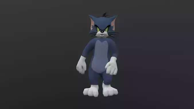 TOMC-009 Tom Cat Moonwalk Low-poly 3D model