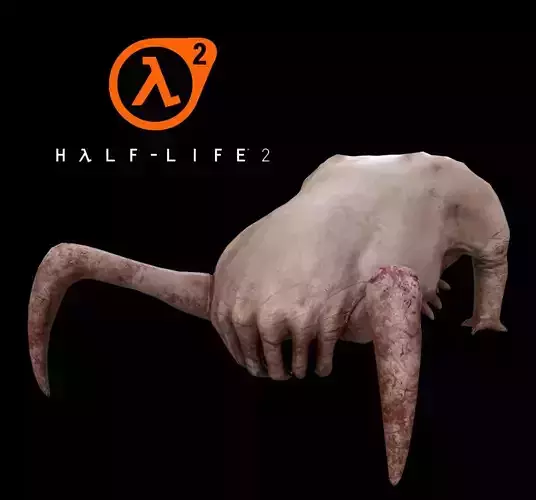 Headcrab - Fanart Low-poly 3D model
