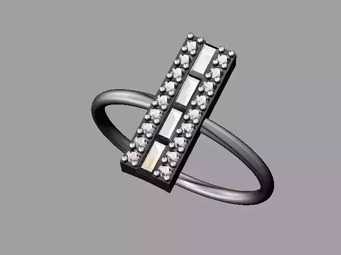 Baquette Diamond Ring
