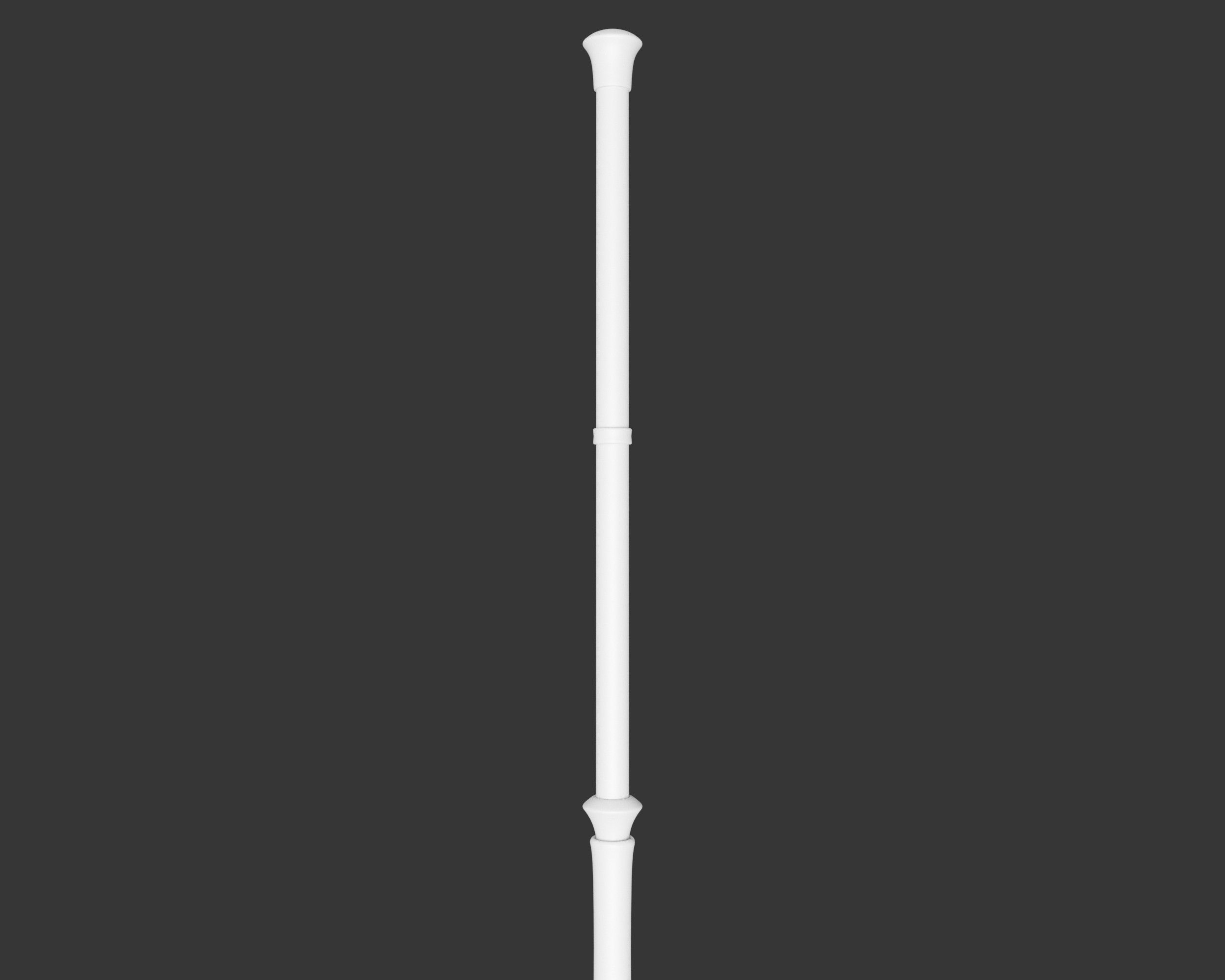 Medieval Elegant Weapon Spear Low-poly 3D model_13