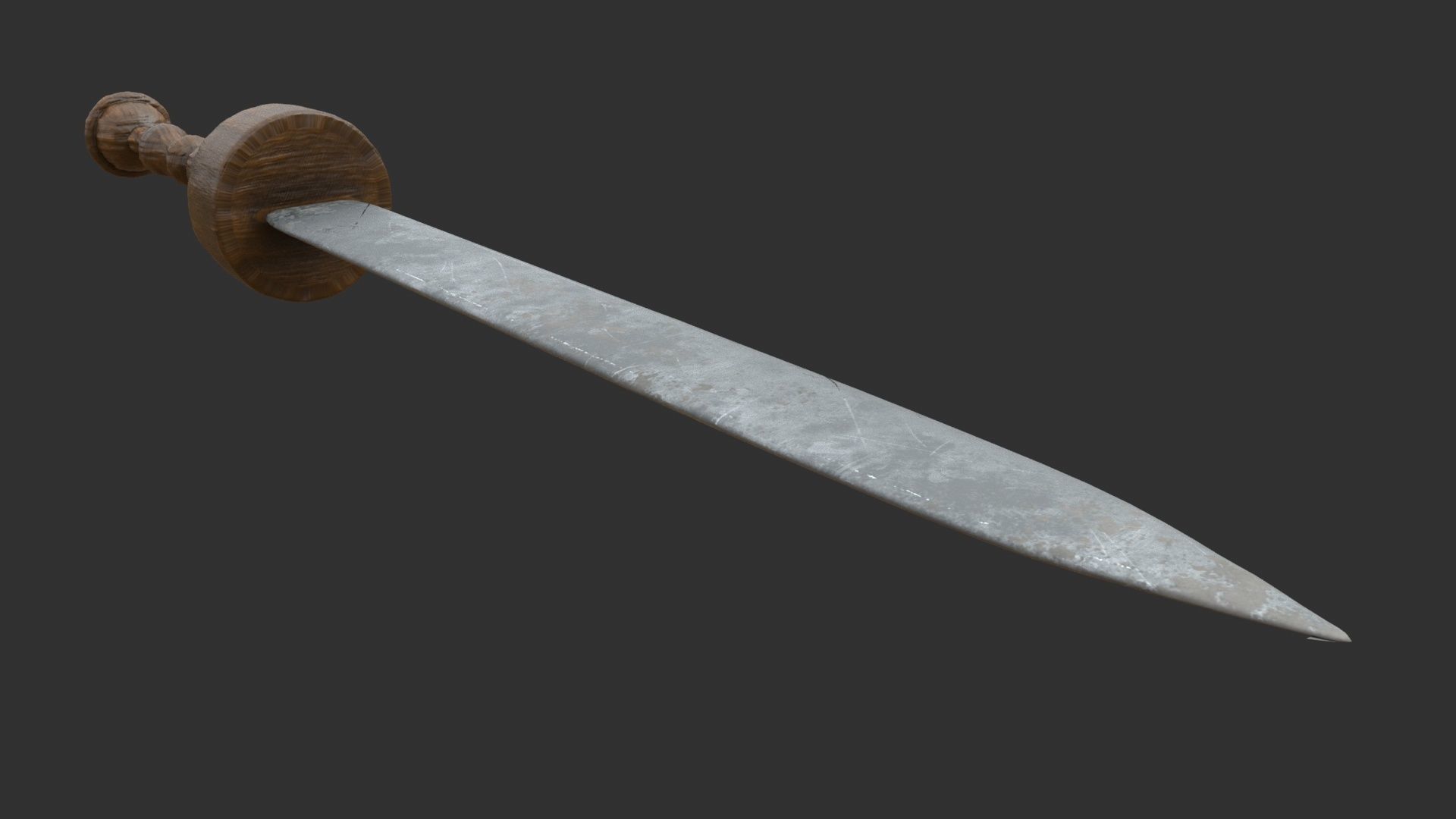 Roman Sword Free low-poly 3D model_4