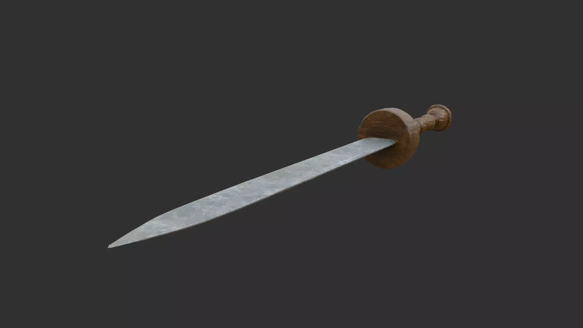 Roman Sword Free low-poly 3D model_0