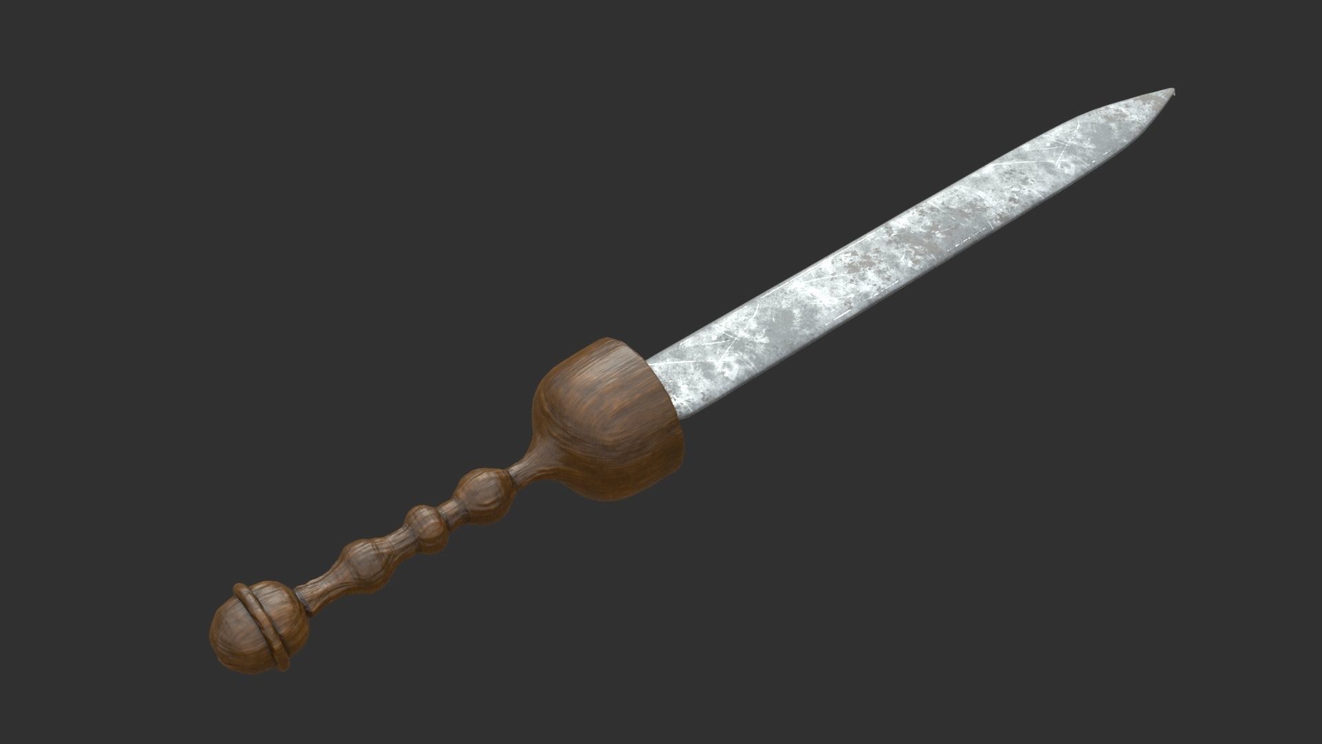 Roman Sword Free low-poly 3D model_2