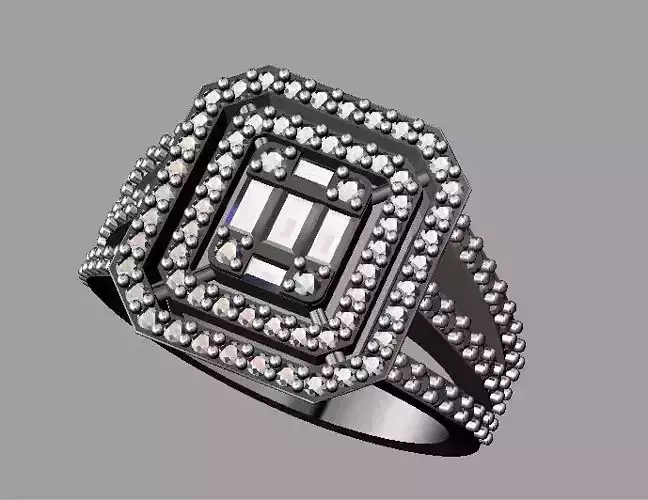Baquette Diamond Ring