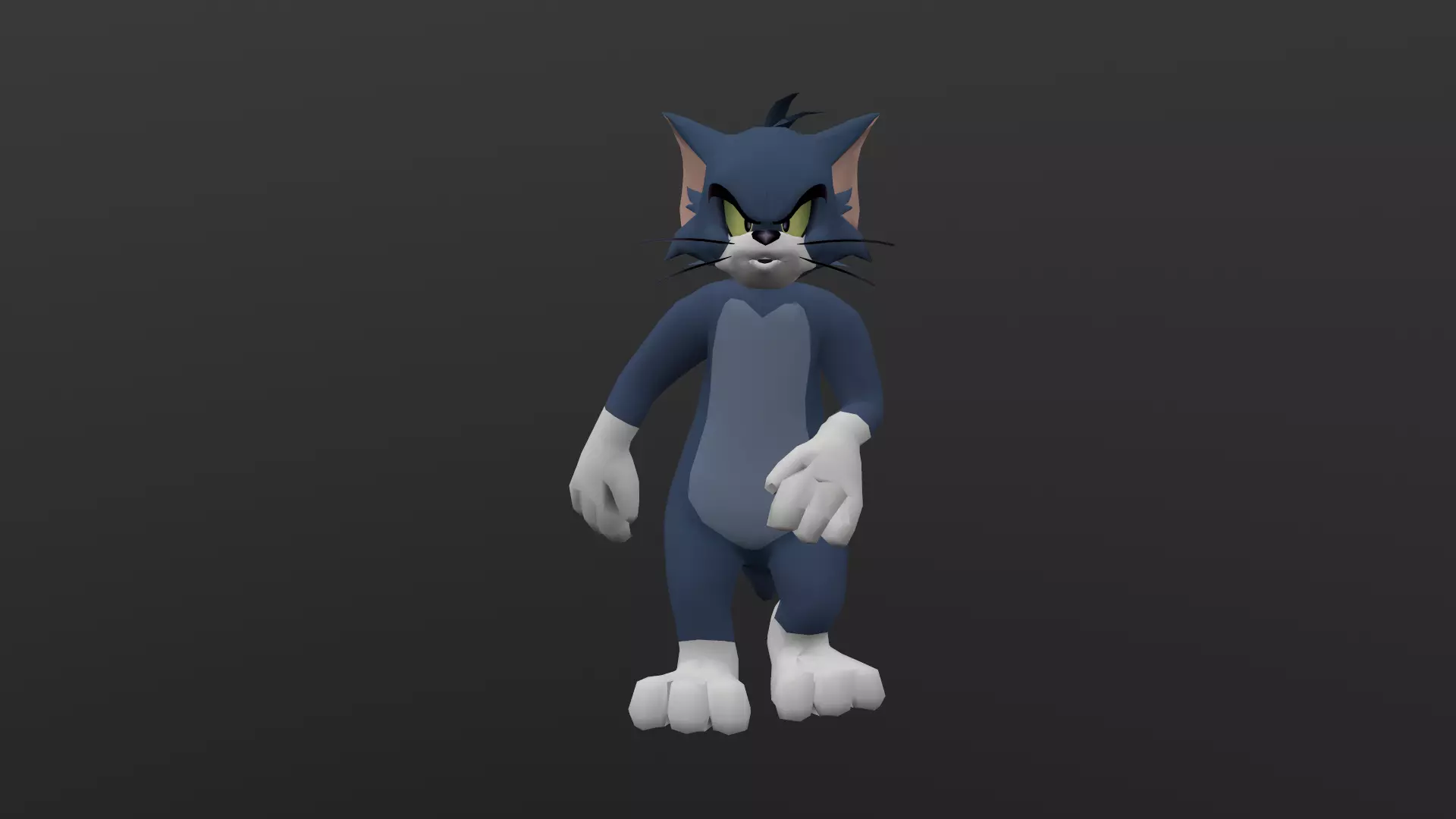 TOMC-010 Tom Cat Moonwalk In Place Low-poly 3D model_0