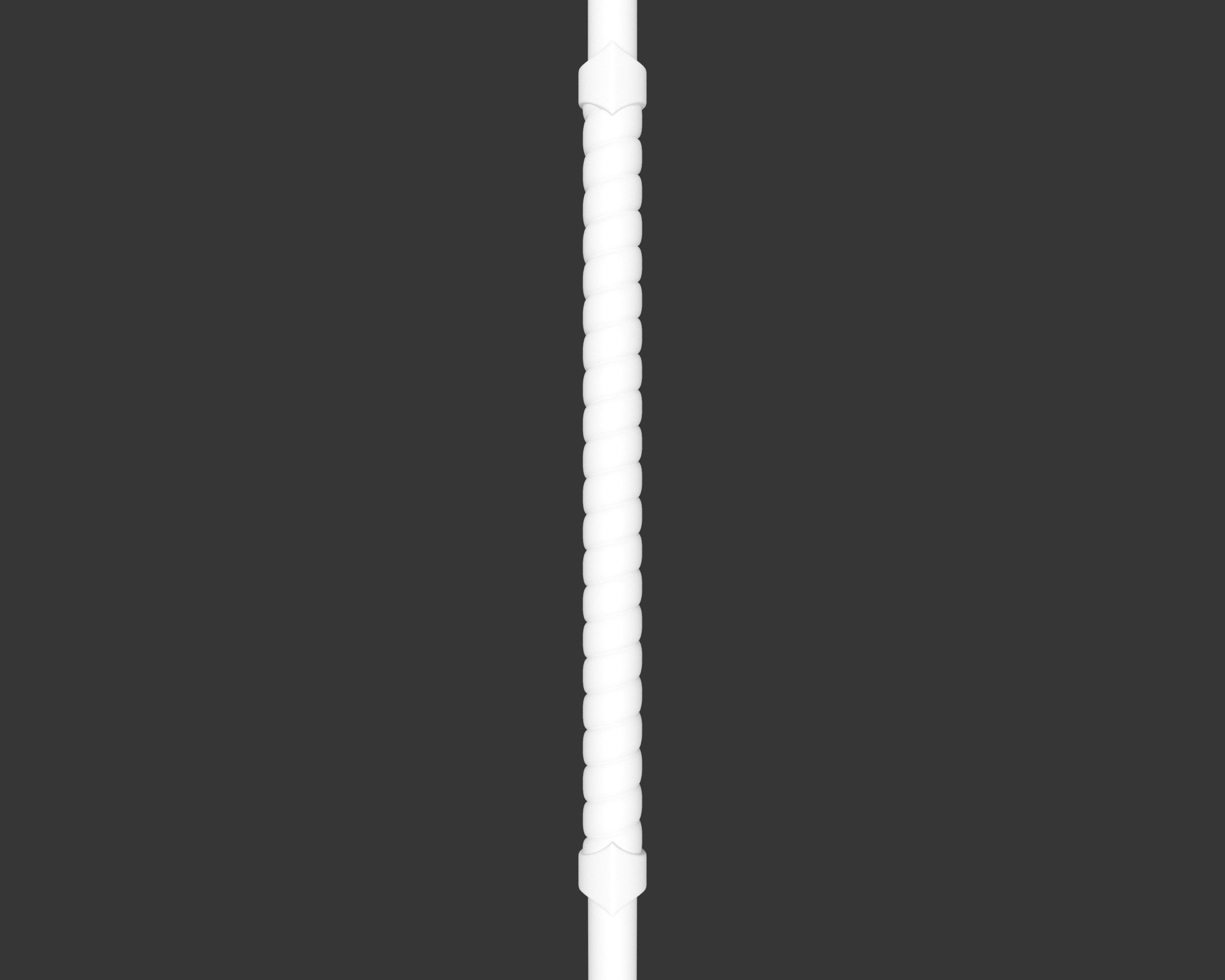 Medieval Noble Weapon Spear Low-poly 3D model_13