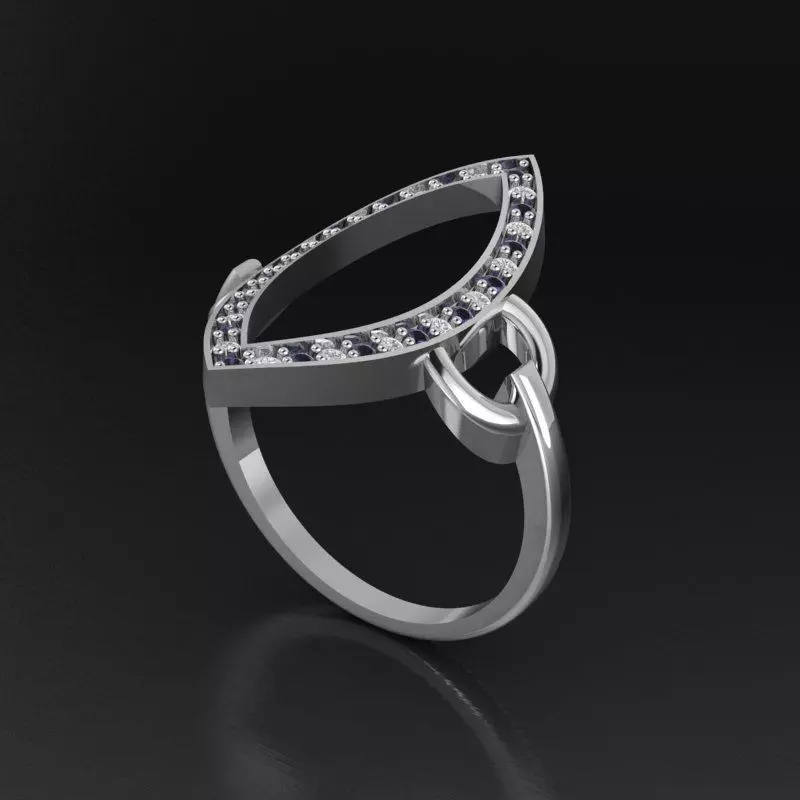 Fashion Ring Free 3D print model