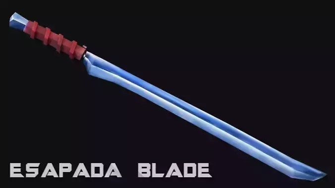 Espada Blade Low-poly 3D model
