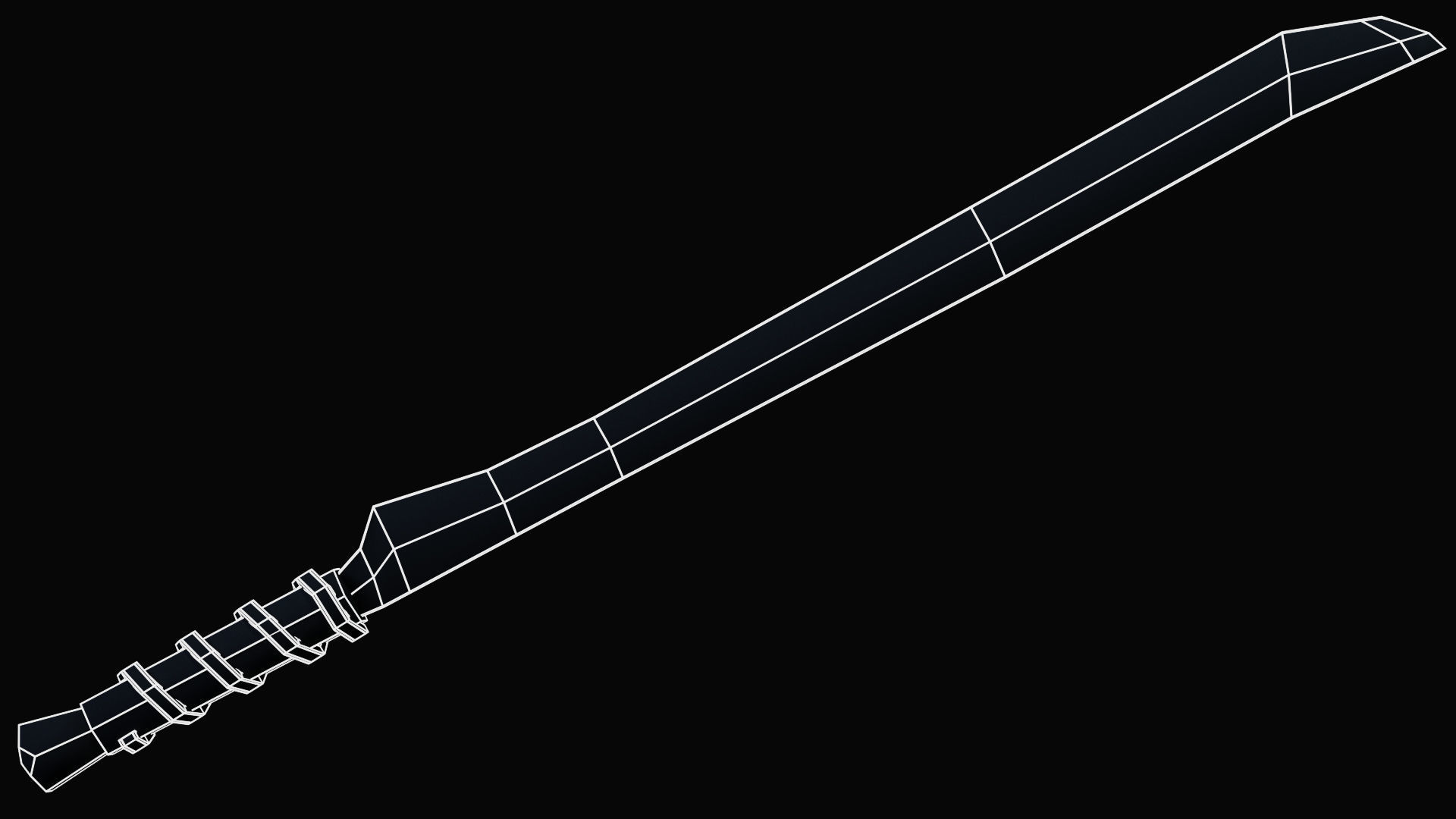 Espada Blade Low-poly 3D model_2