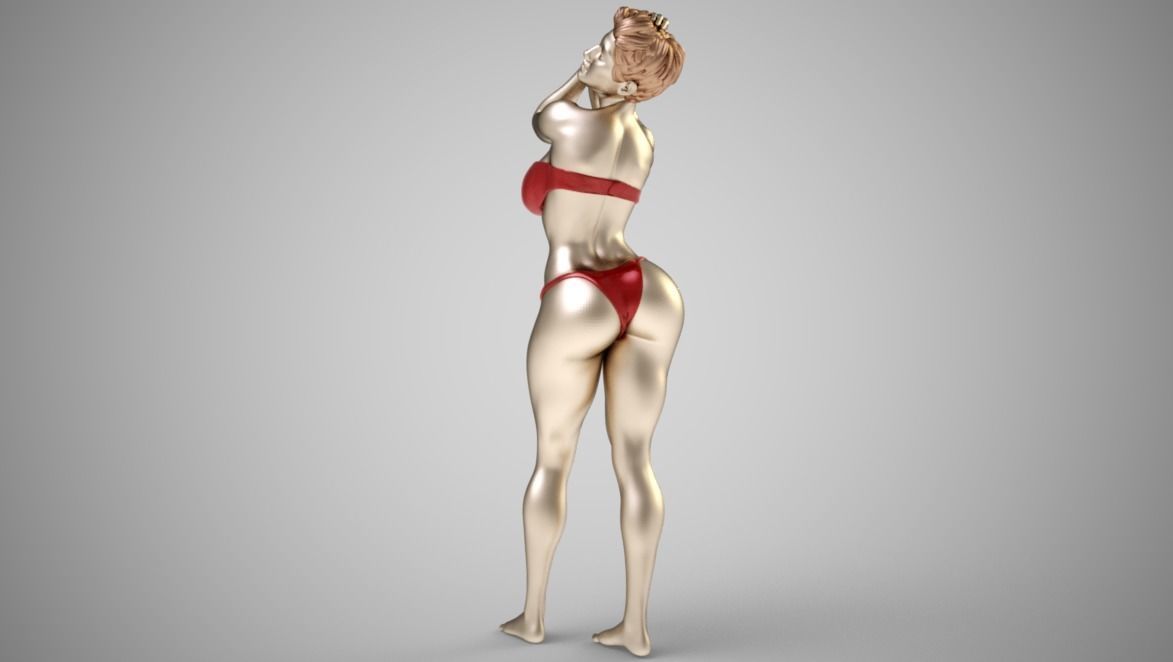 Fashion Pose 3D print model_7