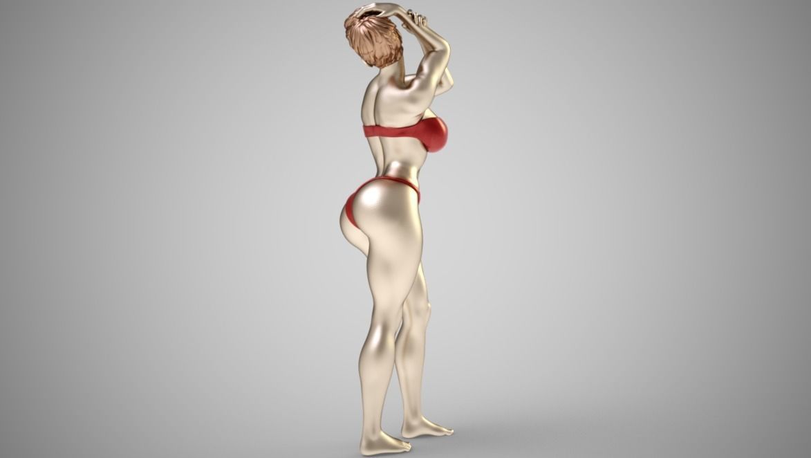 Fashion Pose 3D print model_5