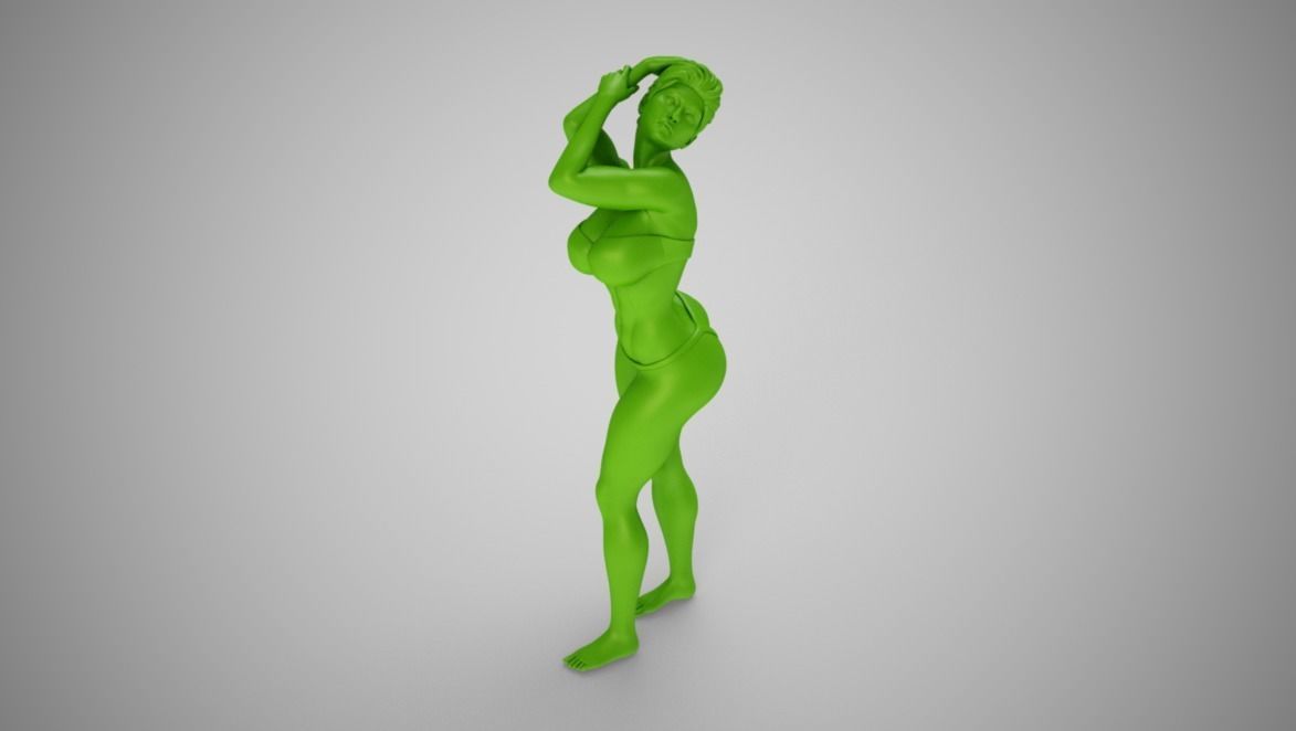 Fashion Pose 3D print model_9