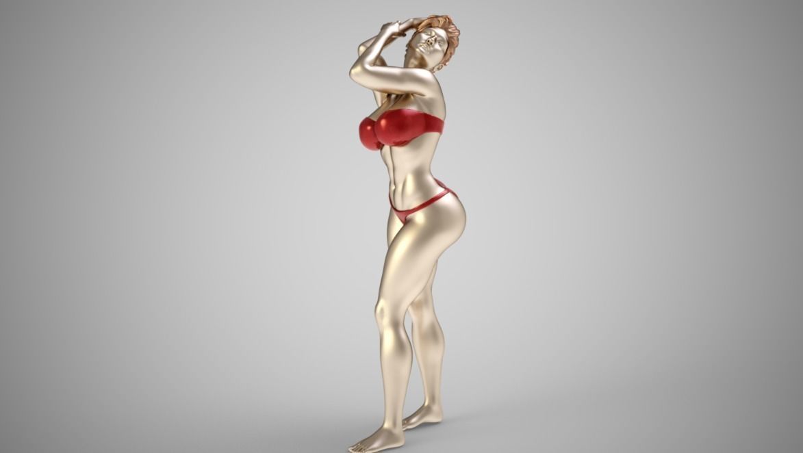 Fashion Pose 3D print model_1