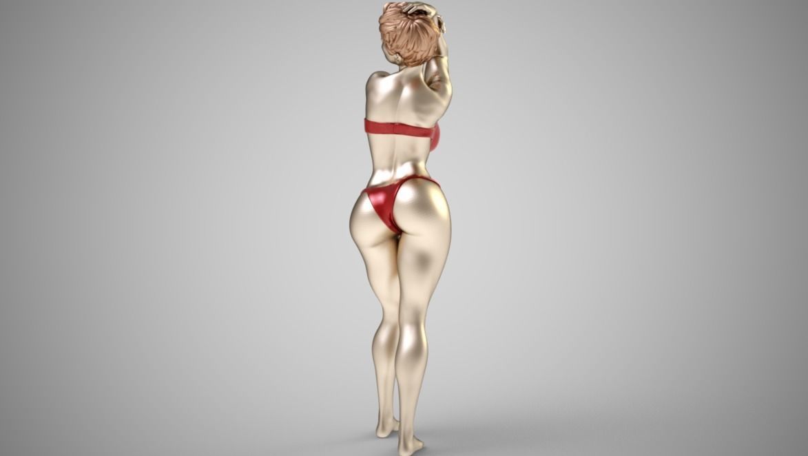 Fashion Pose 3D print model_6
