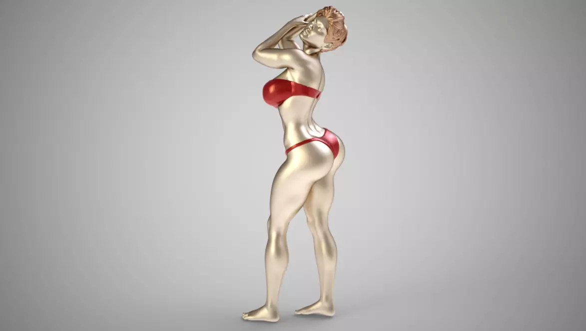 Fashion Pose 3D print model_0