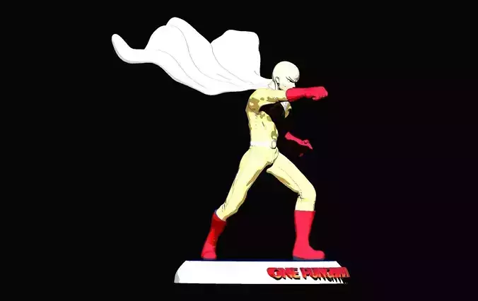 Saitama one punch man figurine