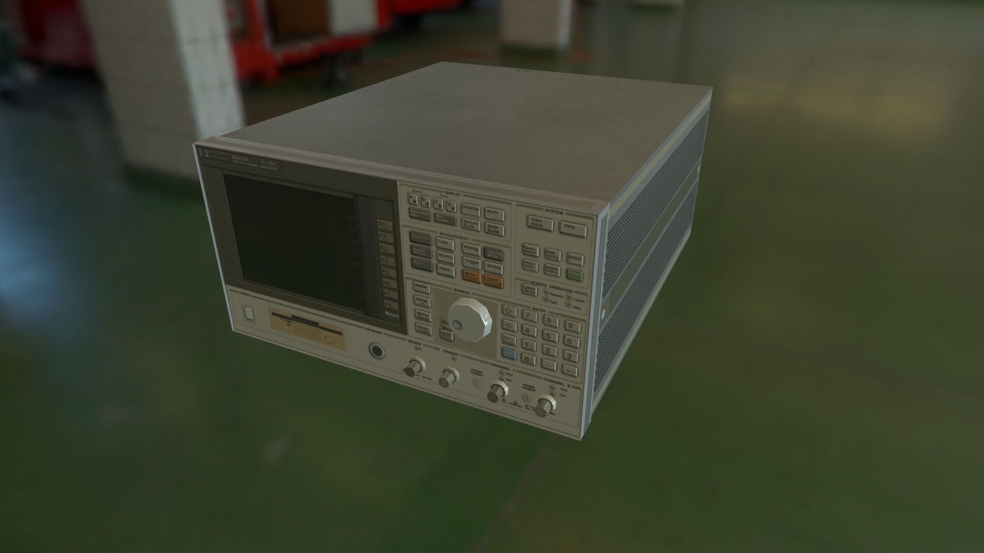 Hp vector signal analyser 89410Ar 3D model_1