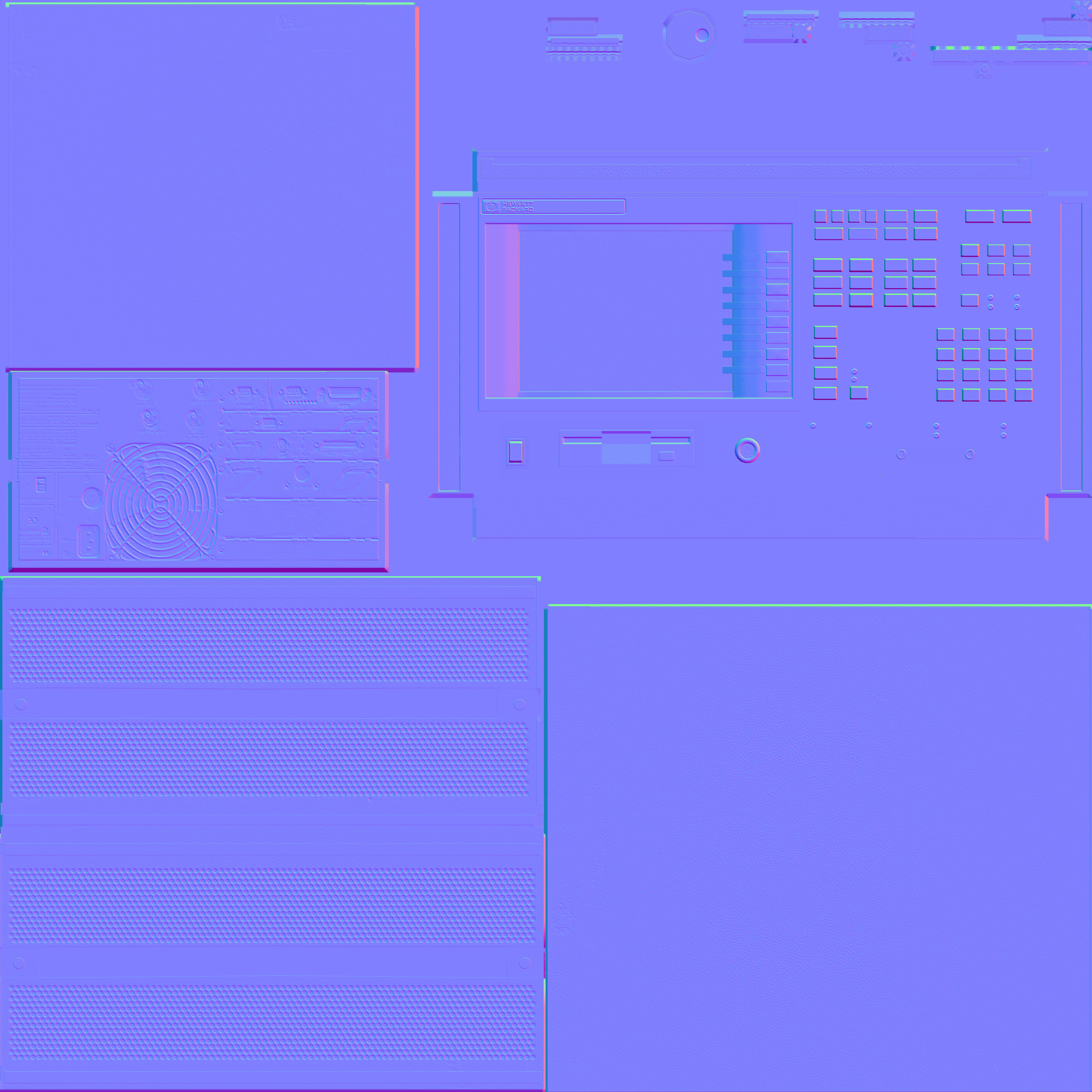 Hp vector signal analyser 89410Ar 3D model_4