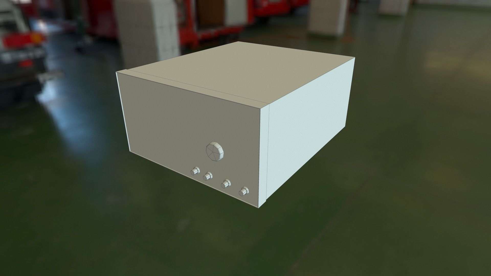 Hp vector signal analyser 89410Ar 3D model_2