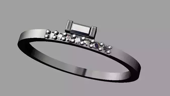 Baquette Diamond Ring