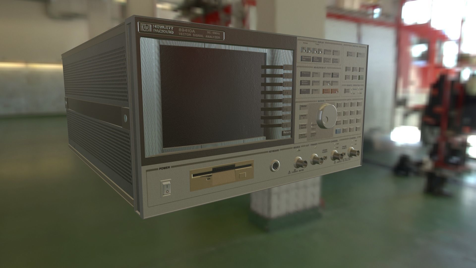 Hp vector signal analyser 89410Ar 3D model_1