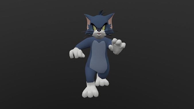 TOMC-013 Tom Running Panic Low-poly 3D model