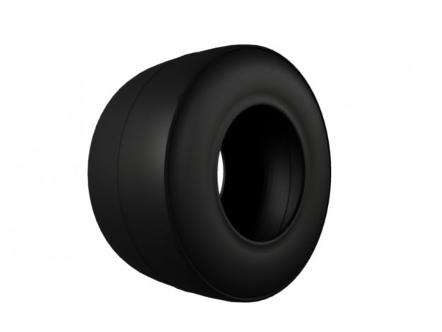 F1 Tire 3D model_2