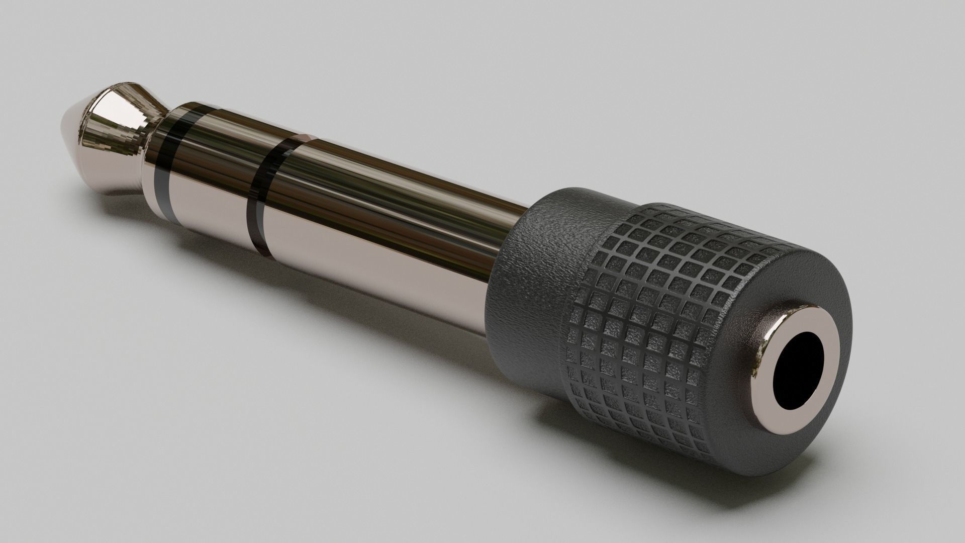 Headphone adapter -true to size 3D model_1