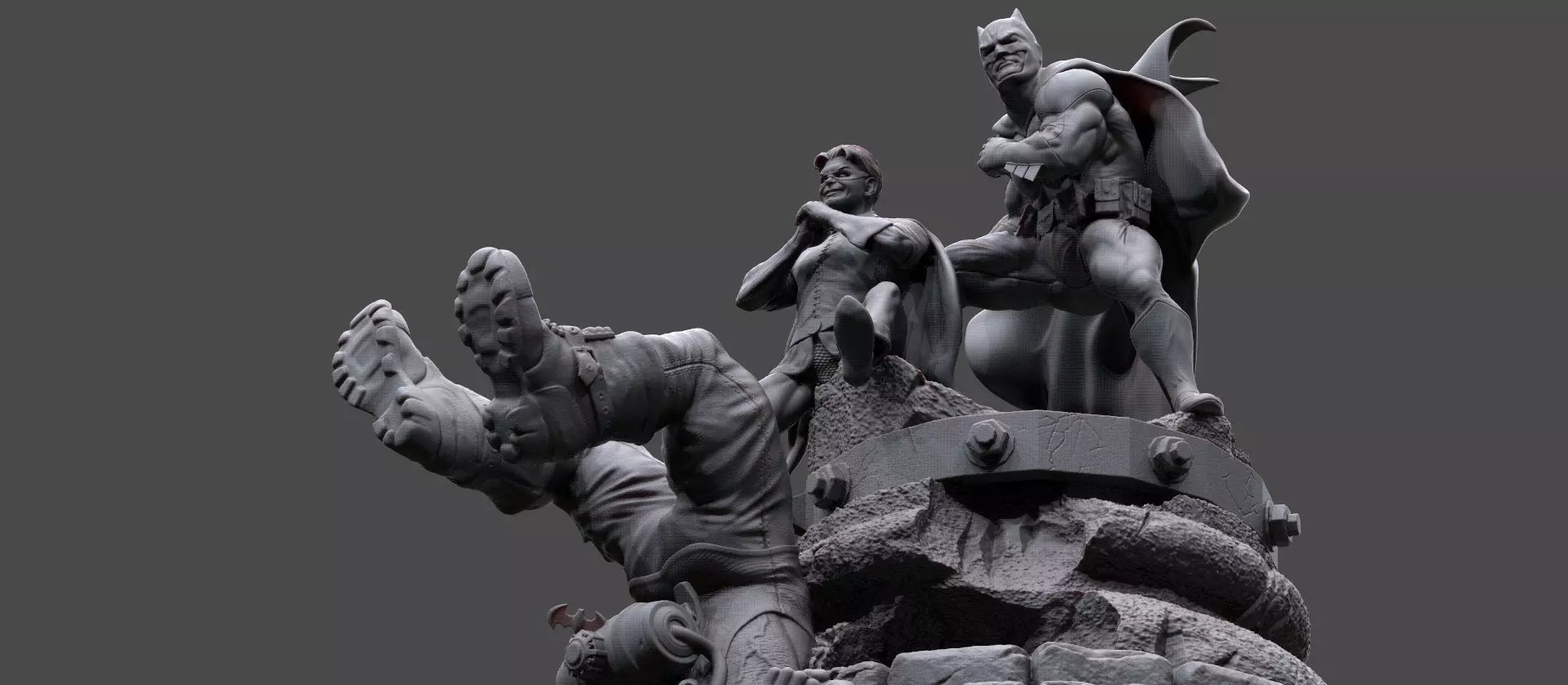 Batman y Robin 3D print model