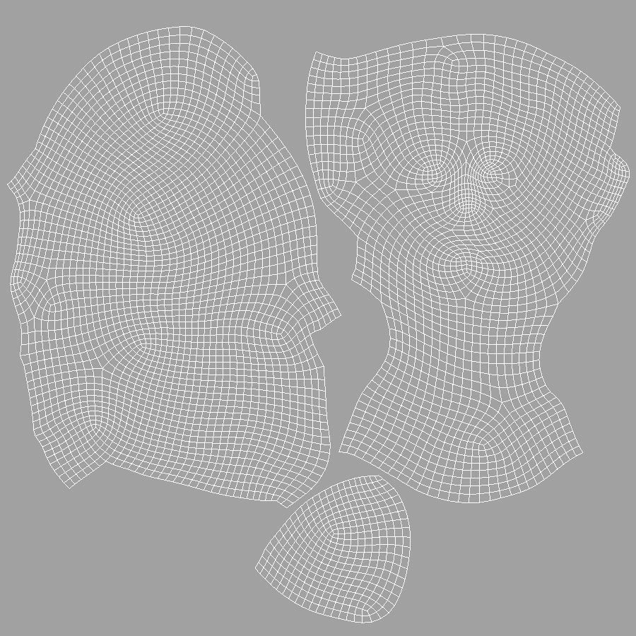 Caligula four marble busts 3D model_13