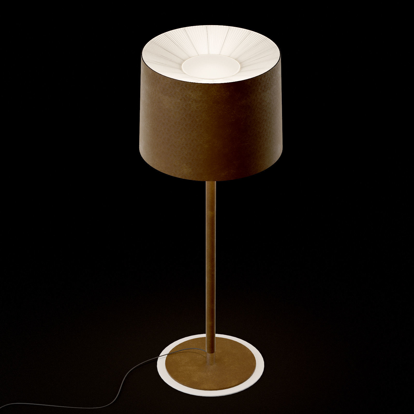 Axo velvet stand light 3D model_5