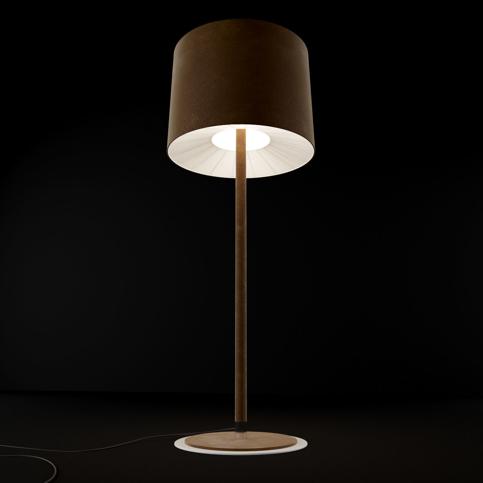 Axo velvet stand light 3D model_6