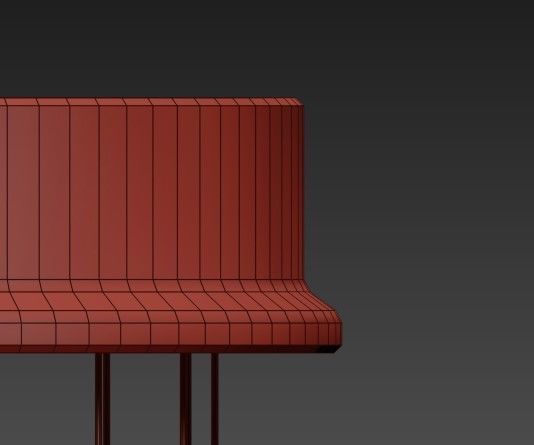 Poersi Long Chandelier 3D model_4