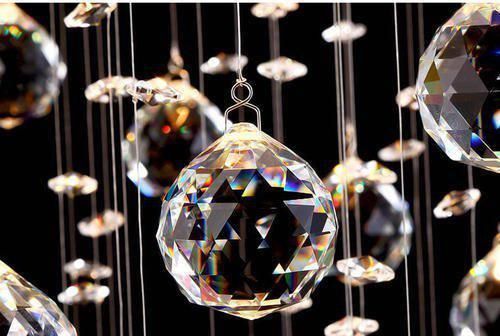 SS  Modern Crystal 5 Light Chandelier 3D model_5