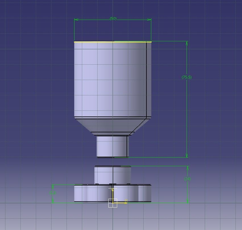 Water feeder for new born Quail birds babies  3D print model_2
