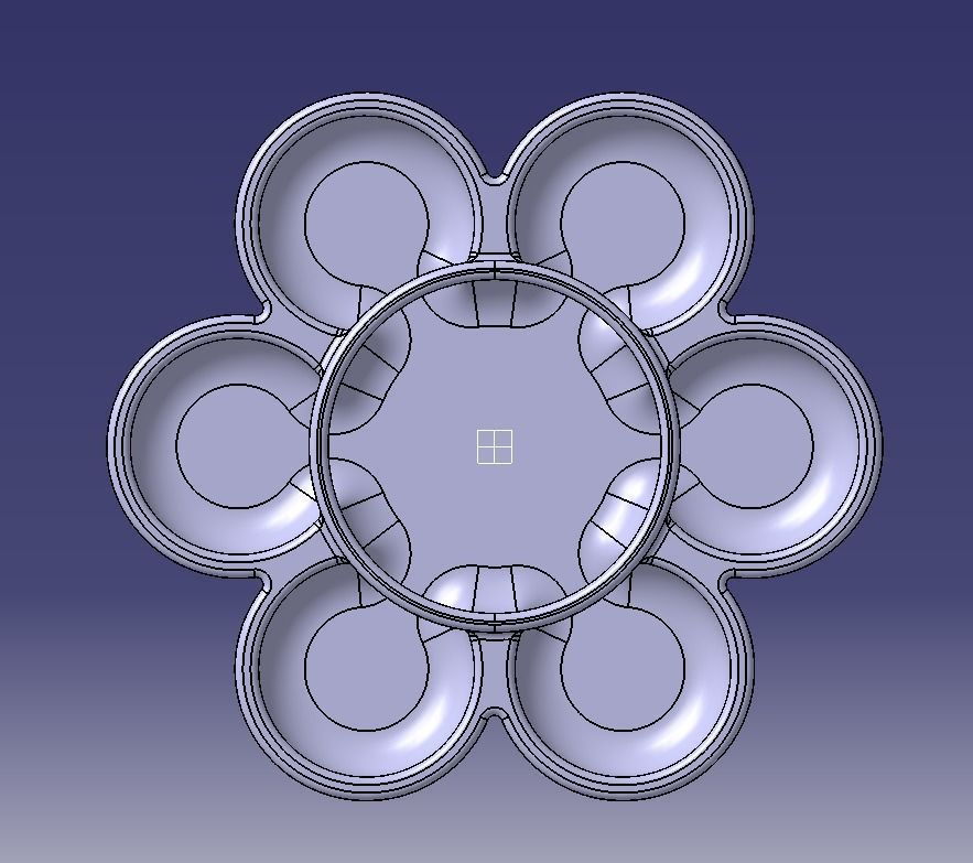 Water feeder for new born Quail birds babies  3D print model_7