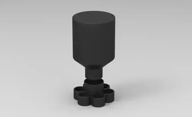 Water feeder for new born Quail birds babies  3D print model